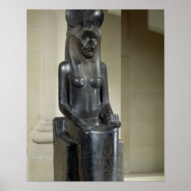 Statue of the lejon-head Sekhmet, från Poster (Framsidan)
