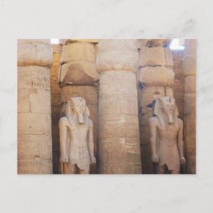 Statue of the Pharaoh Ramses II, Luxor Temple Vykort