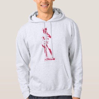 Statue: Säg F Ord - Rosa Print Hoodie