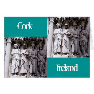 Statues of Kork, Ireland Hälsningskort