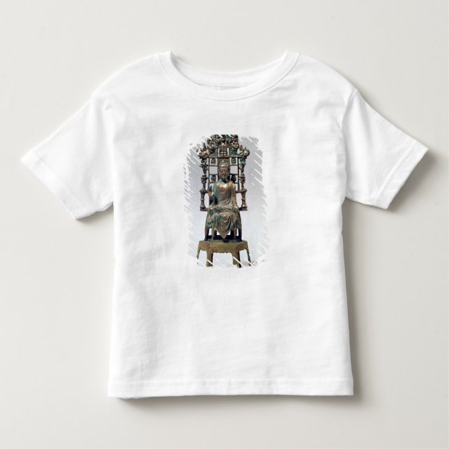 Statuette av Buddha i meditationen, Tang T-shirt (Framsida)