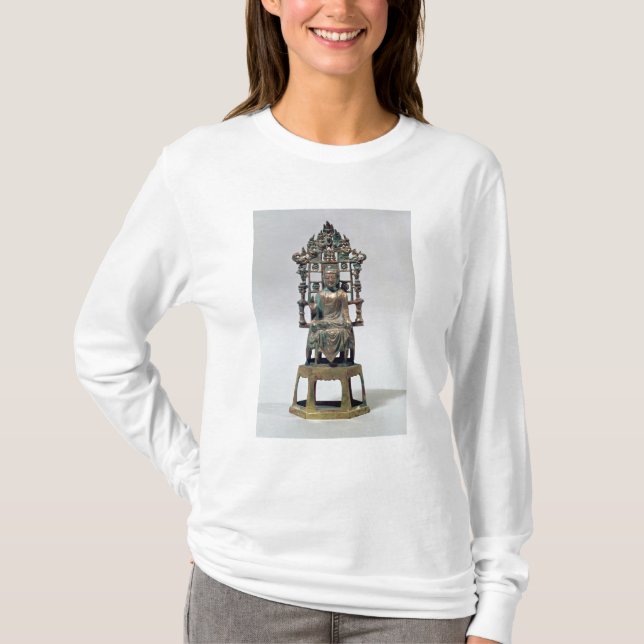 Statuette av Buddha i meditationen, Tang Tee Shirt (Framsida)