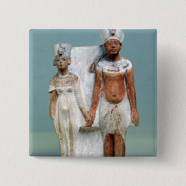 Statuette av den Amenophis droppen och Nefertiti Knapp (Framsida)