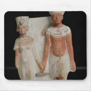 Statuette av den Amenophis droppen och Nefertiti Musmatta