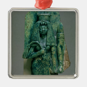 Statuette av drottningen Tiye, fru av Amenophis Julgransprydnad Metall