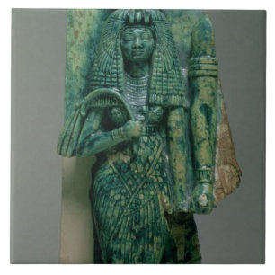 Statuette av drottningen Tiye, fru av Amenophis Kakelplatta