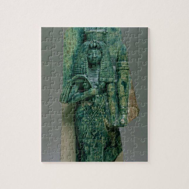 Statuette av drottningen Tiye, fru av Amenophis Pussel (Vertikal)