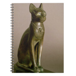Statuette av en katt som föreställer gudinnan anteckningsbok