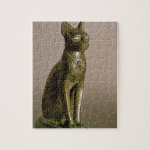 Statuette av en katt som föreställer gudinnan pussel