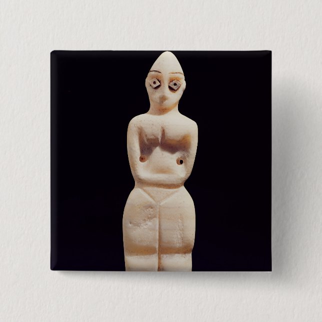 Statuette av en kvinna, 4th millenium för tidigt knapp (Framsida)