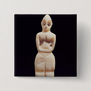 Statuette av en kvinna, 4th millenium för tidigt knapp
