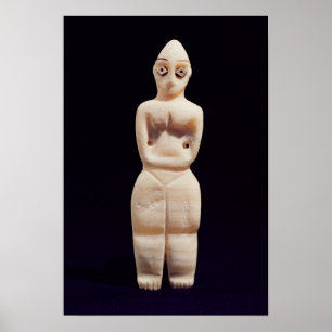 Statuette av en kvinna, 4th millenium för tidigt poster