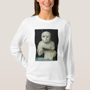 Statuette av en kvinna med sjalen, Akkadian period Tee