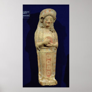 Statuette av en musiker poster