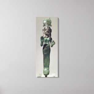 Statuette av en Phoeniciangudinna, från Phoenien Canvastryck