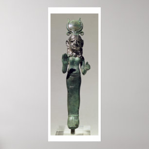 Statuette av en Phoeniciangudinna, från Phoenien Poster