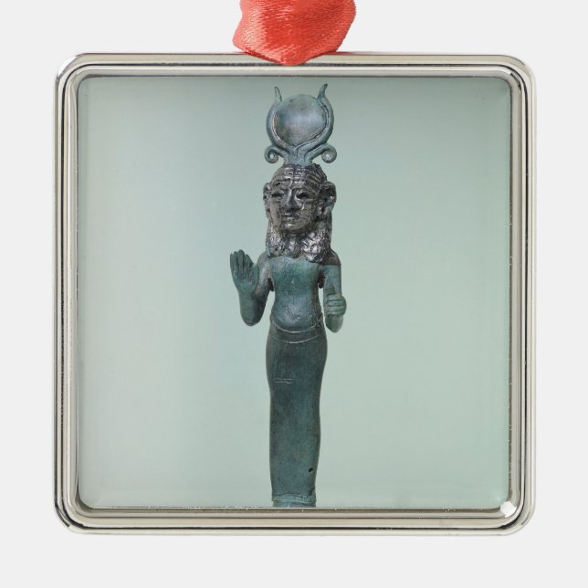 Statuette av en Phoeniciangudinna Julgransprydnad Metall (Framsidan)