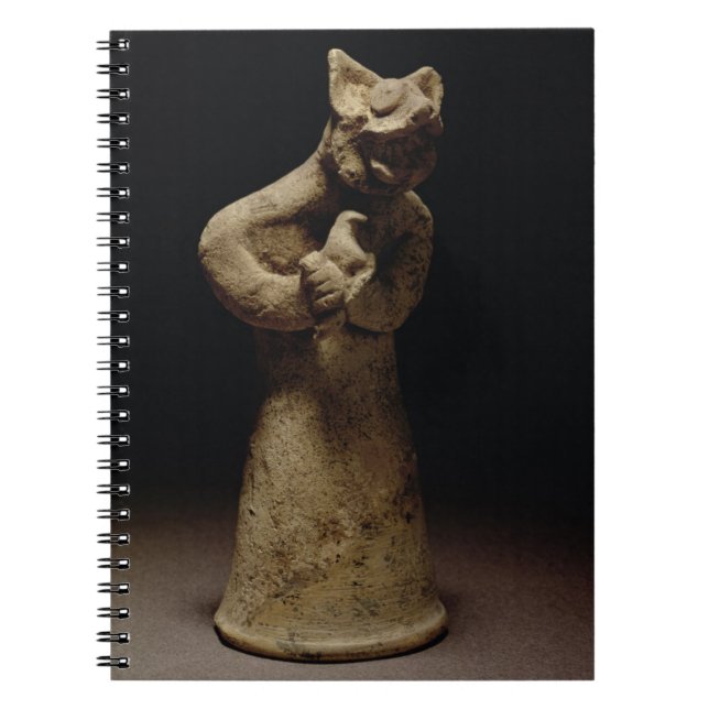Statuette av enHövdad demon, Mesopotamia, c.5 Anteckningsbok (Framsidan)