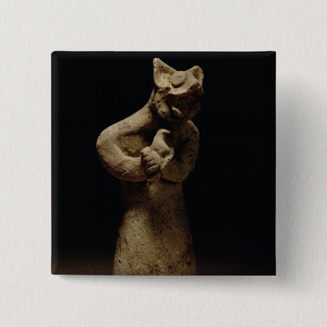 Statuette av enHövdad demon, Mesopotamia, c.5 Knapp (Framsida)