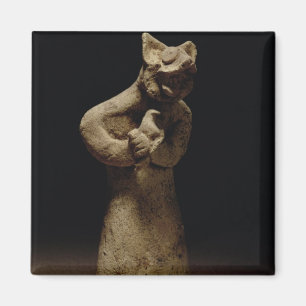 Statuette av enHövdad demon, Mesopotamia, c.5 Magnet