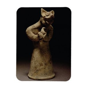 Statuette av enHövdad demon, Mesopotamia, c.5 Magnet