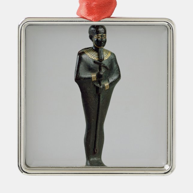 Statuette av guden Ptah Julgransprydnad Metall (Framsidan)