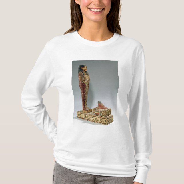 Statuette av Osiris av Iahmes (målat trä) Tee (Framsida)