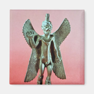 Statuette av Pazuzu, en assyrisk vinddemon Magnet