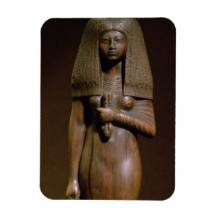 Statuette av Tuyaen, huvud av haremen av minut, N Magnet