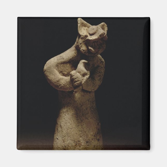 Statuette of a Lejon-Headed Demon, Mesopotamia, c. Magnet (Framsidan)