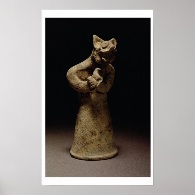 Statuette of a Lejon-Headed Demon, Mesopotamia, c. Poster (Framsidan)
