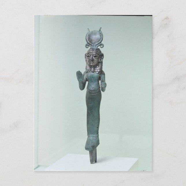 Statuette of a Phoenician guddess Vykort (Framsida)