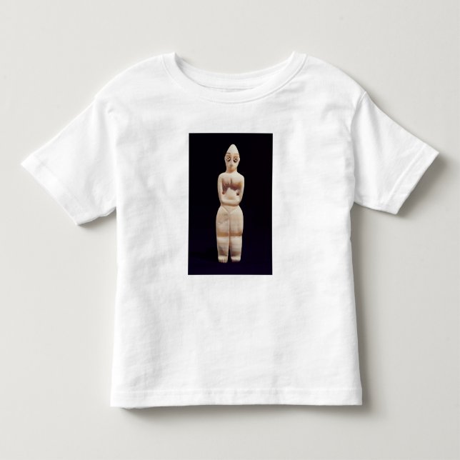 Statuette of a women, tidigt 4:e årtusendet BC Tee Shirt (Framsida)