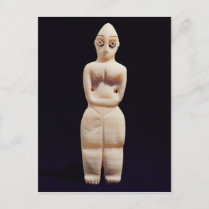 Statuette of a women, tidigt 4:e årtusendet BC Vykort