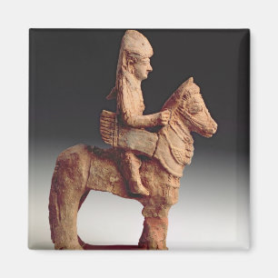 Statuette of an väpnad horseman, Byblos, 8th-6e ce Magnet