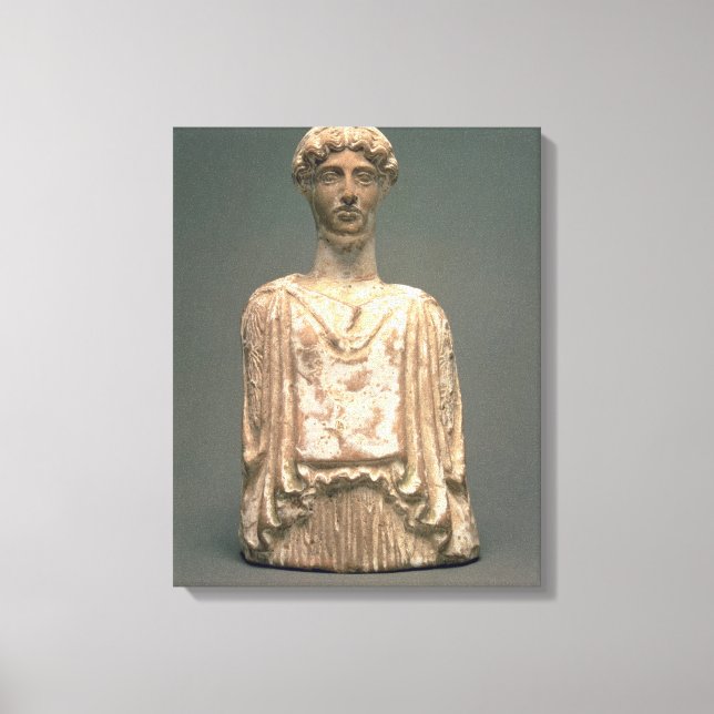 Statuette of Persephone, Attic, c.500 BC (terracot Canvastryck (Framsida)