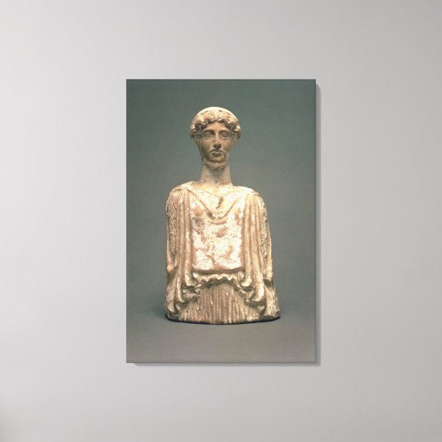 Statuette of Persephone, Attic, c.500 BC (terracot Canvastryck (Framsida)