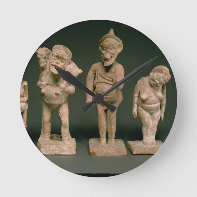 Statuettes of Actors and Actdress, Hellenistic, c Rund Klocka (Framsida)