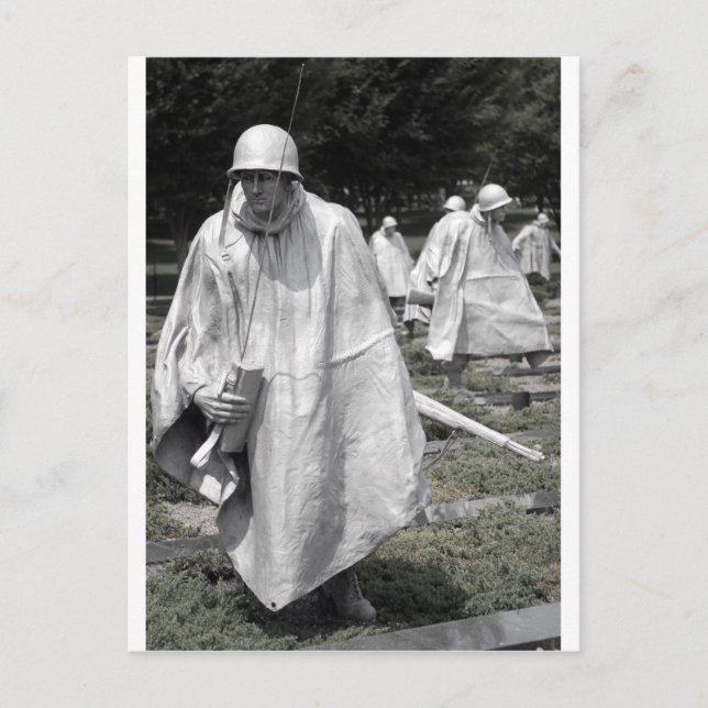 Status för koreanska Krig-veteraner Vykort (Framsida)