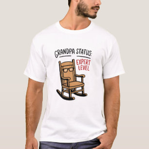 status för morfar-expert t shirt