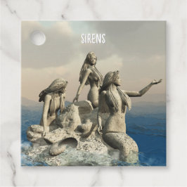 Status för sjöjungfruar. Anpassad Gåvor Etiketter