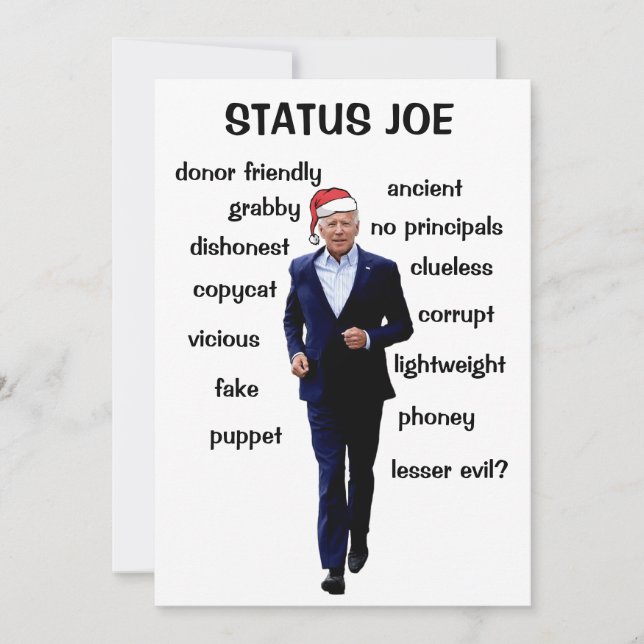 Status Joe Julkort (Framsida)