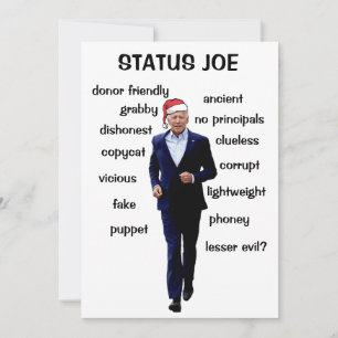 Status Joe Julkort