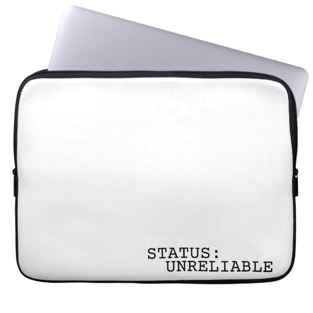 Status Opålitlig Minimalistisk Professionell  Laptop Fodral (Framsidan)