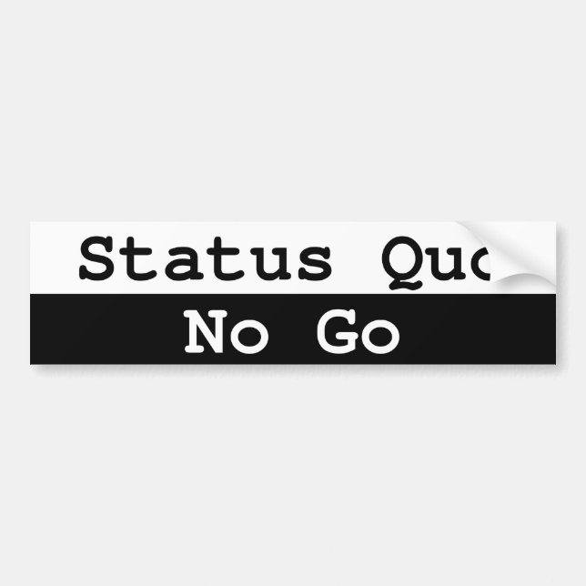 Status quo bildekal (Framsidan)