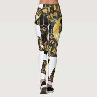 STATUS QUO GULD -Status Collection© by Peafdove©  Leggings