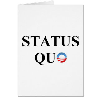 STATUS QUO HÄLSNINGSKORT