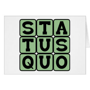 Status Quo, Samma Som Alltid Hälsningskort