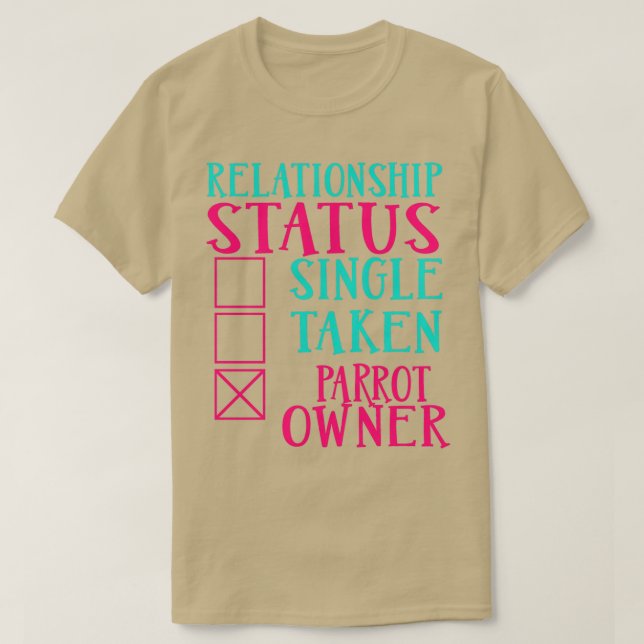 Statusgåva för partnerägarrelation t shirt (Design framsida)