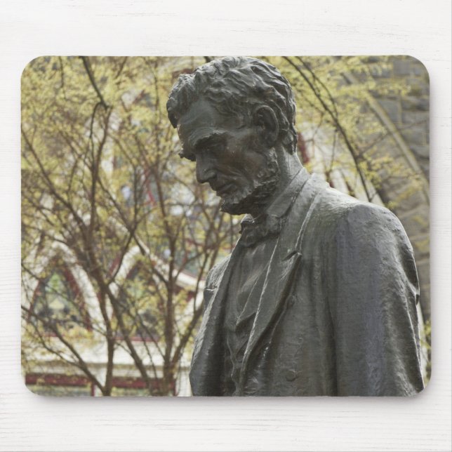 Staty av Abraham Lincoln, Portland, Oregon Musmatta (Framsidan)